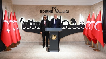 Kosova Başbakan Yardımcısı Damka, sağlık işbirliği için Edirne Valisi Sezer'le görüştü