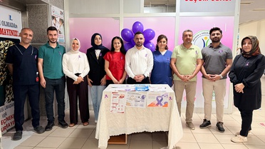 Kozluk Devlet Hastanesi alzheimer farkındalığı için stant açtı