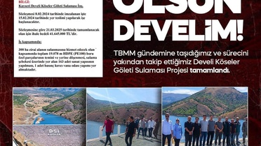 MHP'li vekil Ersoy, Develi'de 300 hektarlık sulama projesinin tamamlandığını açıkladı