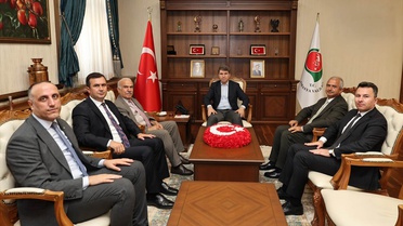 Amasya'ya gelen Milli Saraylar heyeti, Beyler Sarayı'nın ihyası için inceleme yapacak