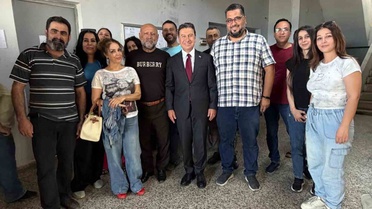 Muğla Büyükşehir Belediye Başkanı Aras, Suriye'de Bayırbucak Türkmenleriyle görüştü