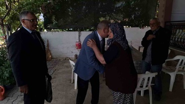 Sarıgöl’de şehit ailesine vefa ziyareti