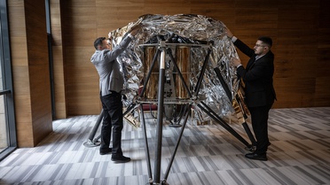 TURKUZAYSAN'ın Ay'a iniş test aracı prototipi Teknopark Ankara'da testlere başladı