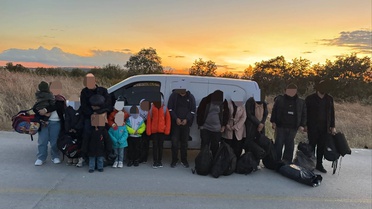 Edirne Uzunköprü'de 15 kaçak göçmen yakalandı, sürücüye 17 bin 129 lira ceza kesildi
