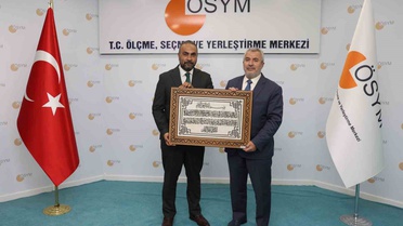 BARÜ Rektörü Akkaya, ÖSYM Başkanı Ersoy'a yeni eğitim yılı çalışmalarını aktardı