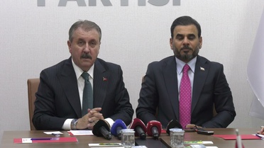 Destici, Irak El Hikmet Hareketi'nden milletvekillerini ağırladı