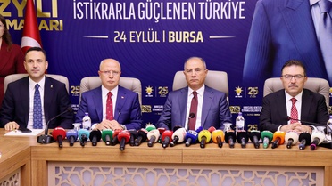 Efkan Ala Bursa'da içeride güçlü siyaset, dışarıda güçlü diplomasi mesajı verdi