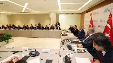 GÜNCELLEME - Cumhurbaşkanı Erdoğan, ABD'li düşünce kuruluşu temsilcileriyle bir araya geldi: