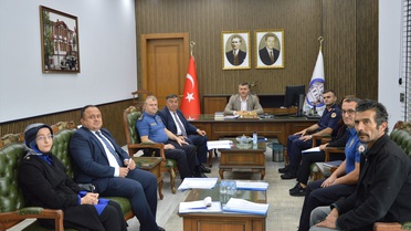 Havza'da Spor Güvenliği Kurulu, taraftar ve sporcu güvenliği için tedbirleri görüştü
