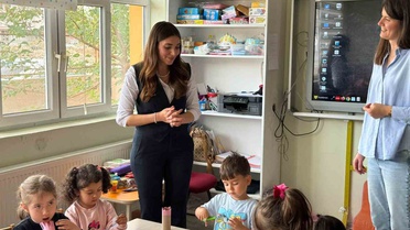 Kaymakam Mantı’dan anaokuluna ziyaret
