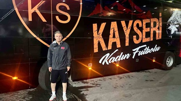Kayseri Kadın FK'ya satın alınan otobüs, takımı Beşiktaş deplasmanına taşıyacak