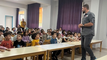 Kızılay'ın afet farkındalığı eğitimi Havza'da kreşten liseye ulaştı