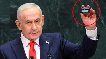 Netanyahu elindeki çağrı cihazıyla BM kürsüsünden tüm dünyayı tehdit etti