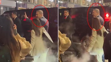 New York'ta ilginç anlar! Yolu kapattılar, araçtan Hakan Fidan çıktı
