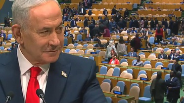 Protestoların gölgesinde konuşan Netanyahu salondan ayrılanları hedef aldı: Ahlaki korkaklar