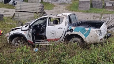 Samsun Terme'de organ taşıyan UMKE kamyoneti kaza yaptı, 2 sağlıkçıdan biri ağır yaralandı