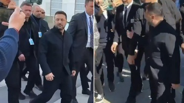 Zelenski'den Rus gazetecinin ısrarlı sorusuna küfürlü yanıt: Füzeyle...