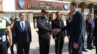 Amasya'da emniyet müdürü değişti, Ayhan Saraç görevi Aktaşgül'e devretti