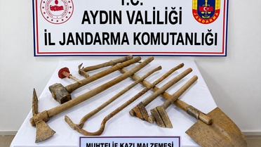 Aydın Nazilli'de jandarma kaçak kazıya baskın düzenledi, 6 şüpheli suçüstü yakalandı