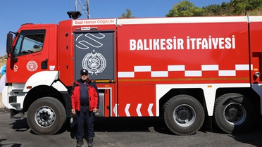 Balıkesir'de itfaiye araçları şehit ve gazilerin isimlerini taşıyacak