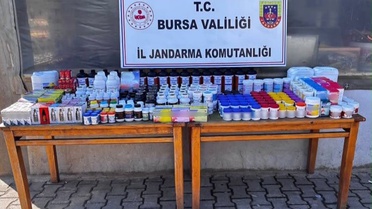 Bursa Gürsu'da kaçak kuş ilacı satan şüpheliye operasyon, 422 ürün ele geçirildi
