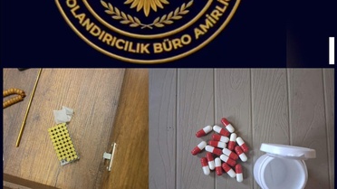 Çorum'da asayiş uygulamasında 5 ateşli silah ve 132 uyuşturucu hap ele geçirildi