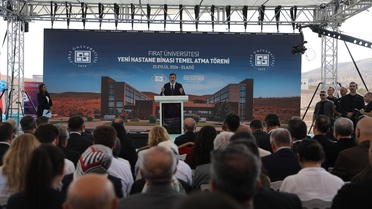 Cumhurbaşkanı Yardımcısı Yılmaz, Fırat Üniversitesi Yeni Hastane Binası Temel Atma Töreni'nde konuştu: