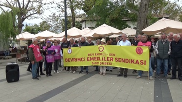 Emekliler Sinop, Artvin, Hopa ve Bilecik Bozüyük'te zam ve adalet için eylem yaptı