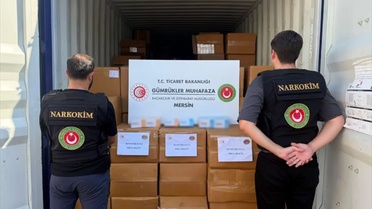 Gümrük ekipleri Mersin'de 1 ton 716,5 kg pregabalin ele geçirdi, soruşturma sürüyor
