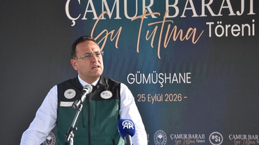 Gümüşhane'deki Çamur Barajı su tutmaya başladı