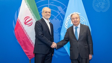 Guterres, Pezeşkiyan ile Orta Doğu çatışmasında Hürmüz'e dikkat çekti, diyalog istedi
