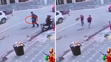 İstanbul'da sokak ortasında korku dolu anlar: İlkokul öğrencilerini bıçakla kovaladı