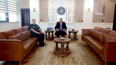 Karabük Valisi Çağatay, Emniyet Müdürü Tınmazol'a teşkilata destek sözü verdi