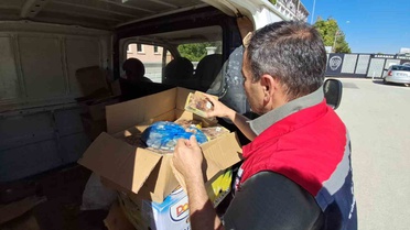 Karaman'da Gıda Güvenliği-1 Operasyonu'nda minibüste 220 kilo etiketsiz incir bulundu