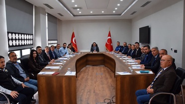 Karapınar'da İlçe İdare Şube Başkanları toplantısı Öztürk başkanlığında yapıldı