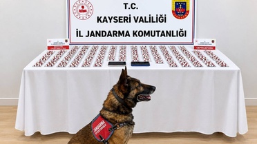 Kayseri'de jandarma araçta bin 81 sentetik hap buldu, 2 şüpheli gözaltına alındı