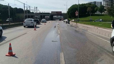 Kimyasal madde Bursa Nilüfer'de trafiği kilitledi, AFAD tehlike tespit etmedi