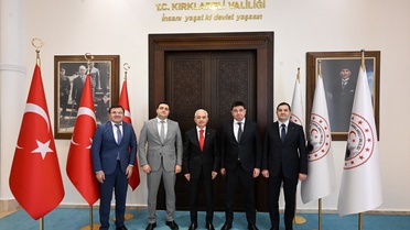 Kırklareli Valisi Turan, Azerbaycan Başkonsolosu Aliyev ile iş birliğini görüştü