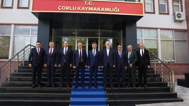Memet Aslan, Çorlu'daki OSBÜK toplantısında ortak akılla kalkınma mesajı verdi