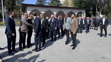 MHP Kayseri İl Yönetimi, yeni döneme türbede dua ve adak kurbanıyla başladı