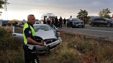 Nevşehir'de otomobil şarampole savruldu, 2'si çocuk 6 kişi yaralandı