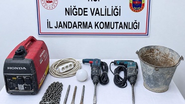 Niğde Çiftlik'te kaçak kazı operasyonunda 1 şüpheliye işlem başlatıldı