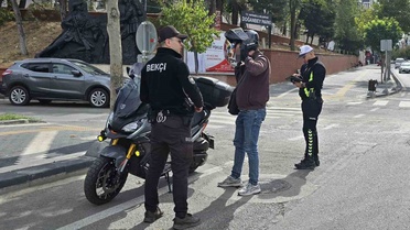Tekirdağ Hayrabolu'da motosiklet denetiminde kurallara uymayanlara işlem yapıldı