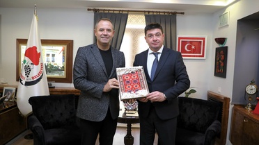 Kırklareli Belediye Başkanı Bulut, Azerbaycan Başkonsolosu Aliyev'i ağırladı