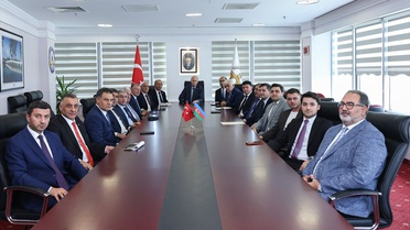 Azerbaycan Meclis heyeti, Trakya Üniversitesi Rektörü Hatipler'i ziyaret etti