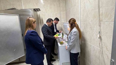 İl Müdür Yrd. Duman, Bilecik Bozüyük'teki Çocuk Evleri Sitesi'nde yemekhaneyi denetledi