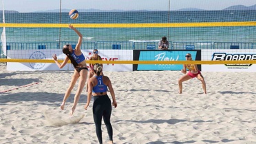 Çeşme'de Uluslararası Grand Slam Plaj Voleybolu 68 sporcuyla yarın sona eriyor