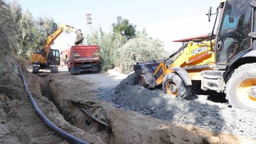Hatay Samandağ'da 151 kilometrelik içme suyu hattının 139 kilometresi tamamlandı