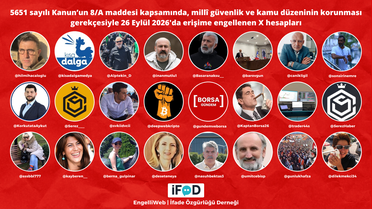 İFÖD, gazeteci ve akademisyenler dahil birçok X hesabının engellendiğini bildirdi