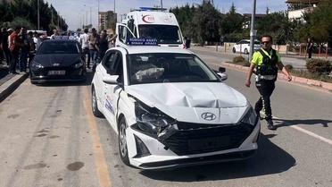 Kırıkkale'de ehliyetsiz 14 yaşında sürücü, aday sürücüyle çarpıştı; 4 kişi yaralandı
